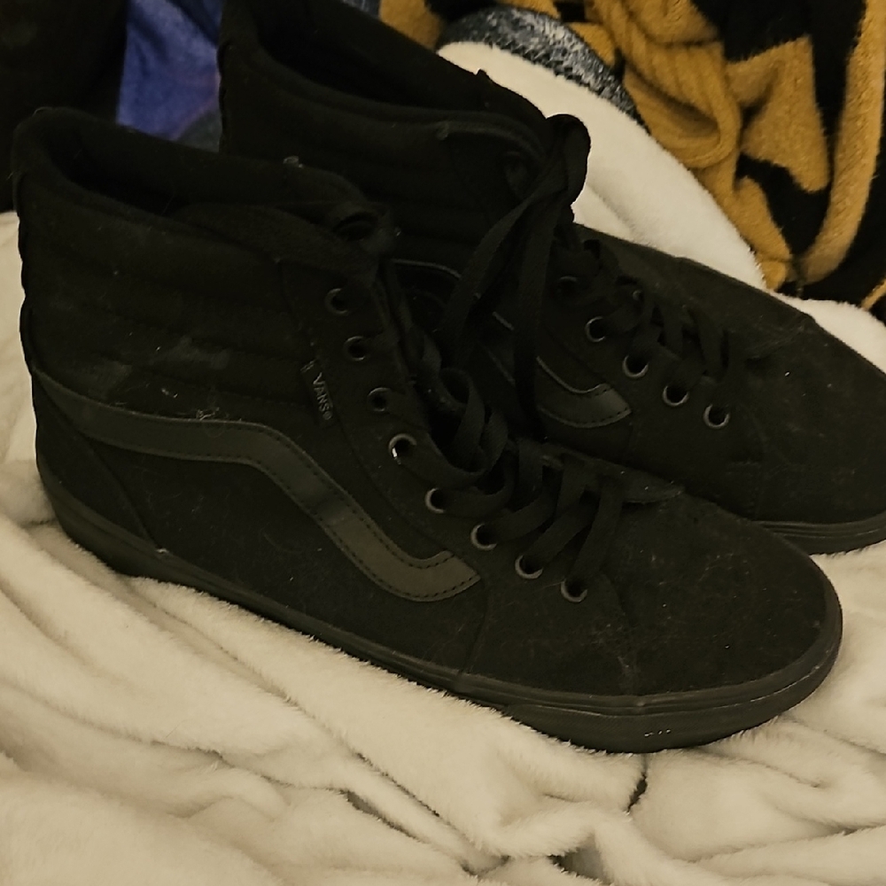 Vans Women's Black Canvas High-Tops